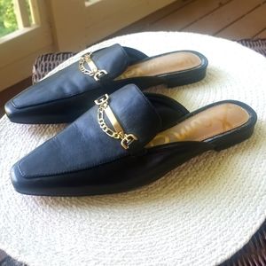 Sam Edelman Leather "Evelan" Mule Slides